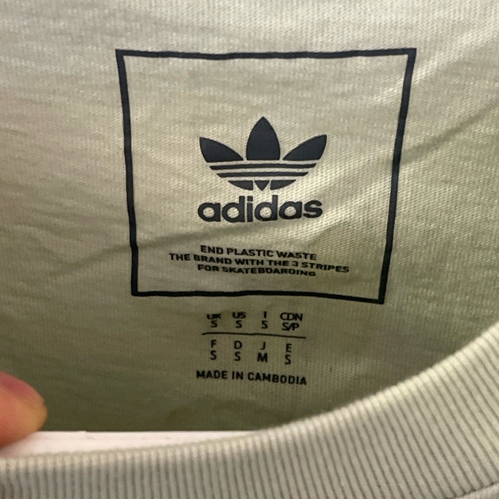 adidas originals Henry Jones Paris T-shirt 'Linen Green' - Picture 5 of 6
